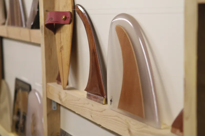 dérives de surf vintage , ailerons de su surf sur mesure